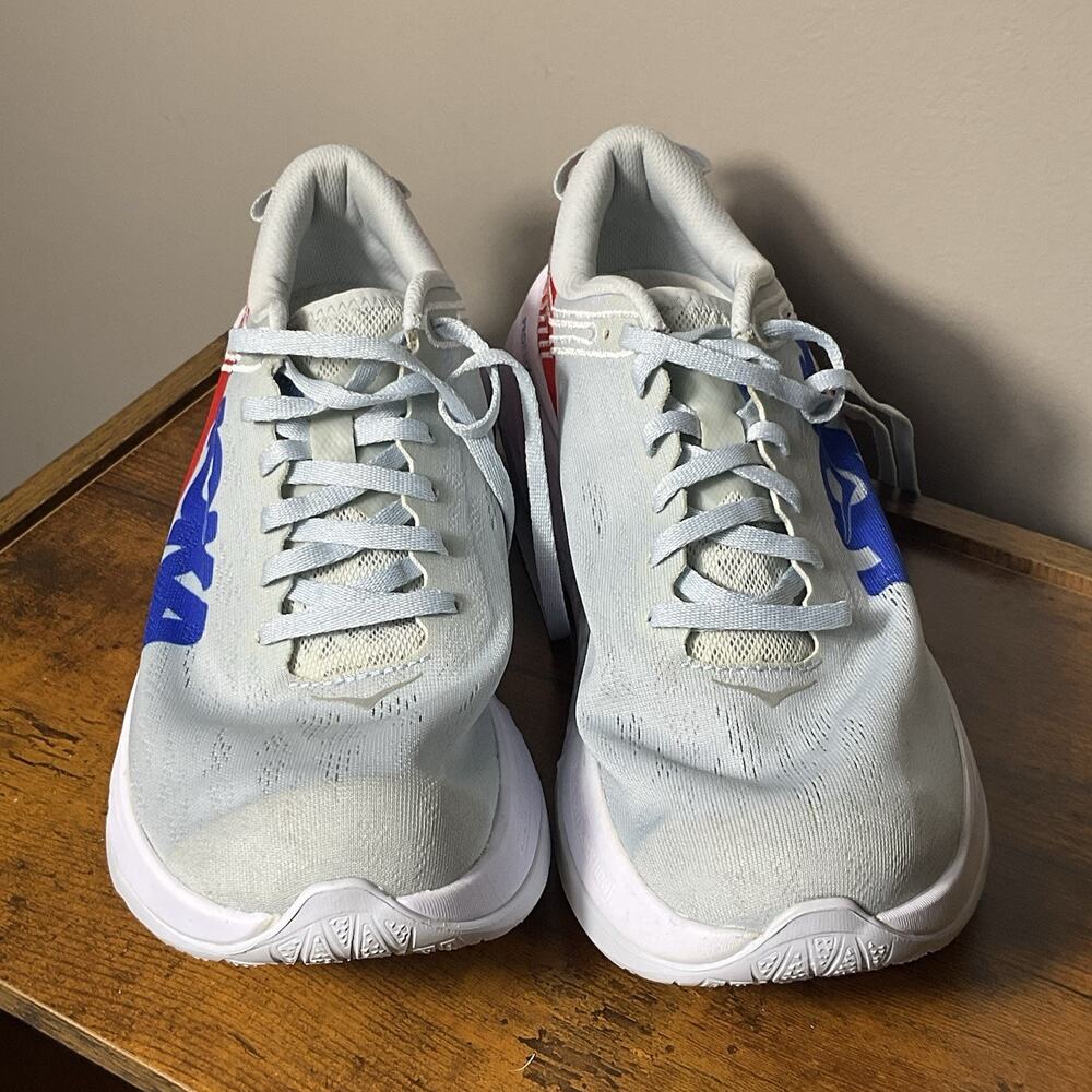 Hoka Women's Running Shoes - White and Red - Picture 3 of 11